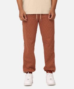 XXIII Luxe Printed Pants Brown