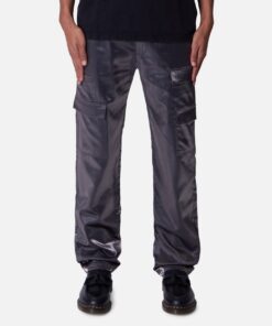 MNML Patent Shine Pants Black