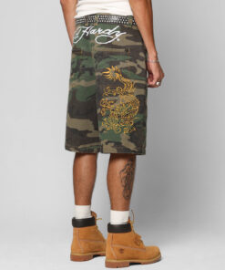 Ed Hardy Dragon Jorts Camo