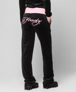Ed Hardy Women's Ed Hardy Trackpants Black/Pink