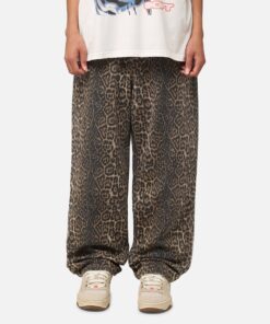 XXIII Leopard Baggy Jeans Leopard