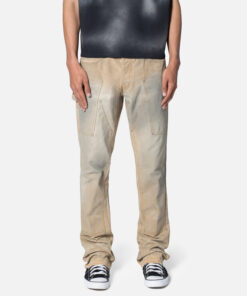 MNML B644 Flare Burnt Cowboy Denim Jeans Black/Brown