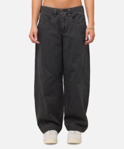 XXIII Women's Barrel Leg Pant Washed Black