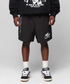 Loiter Cyber Beach Shorts Black
