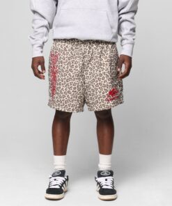 Loiter Cyber Beach Shorts Snow Leopard