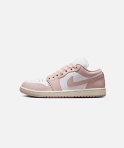 Jordan Women's Air Jordan 1 Low "Strawberry Milk" White/Pink Oxford