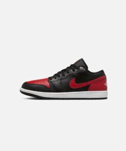 Jordan Air Jordan 1 Low Black/Varsity Red-Summit White