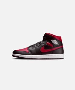 Jordan Air Jordan 1 Mid Black/Varisty Red-Summit White