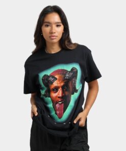 Rodman Brand Horns Vintage T-Shirt Black