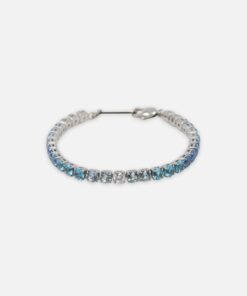 Saint Morta Round Cut Tennis Bracelet Iced White Gold