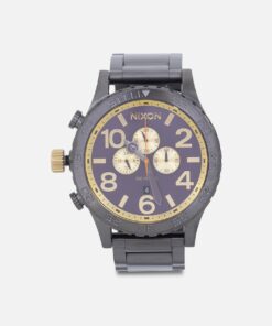 Nixon 51-30 Chrono Gunmetal/Blackberry