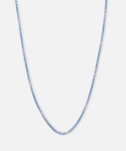 Saint Morta 2mm Micro Tennis Chain Iced White Gold