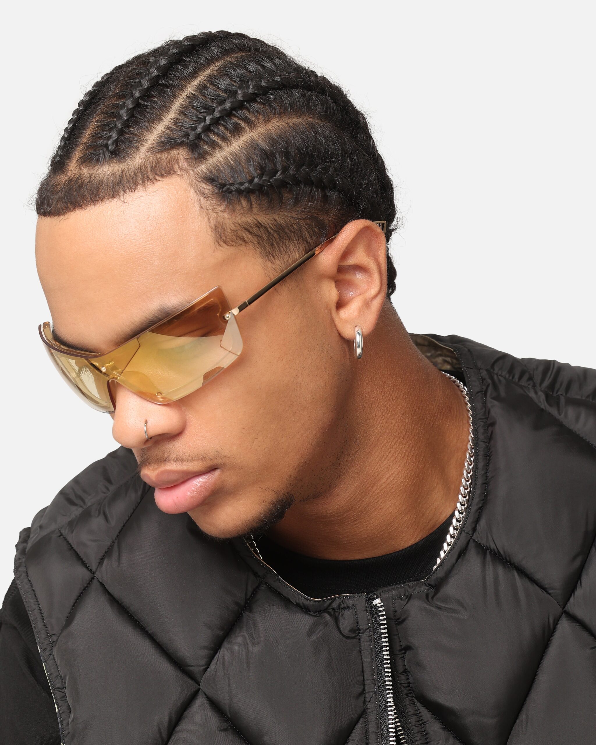Le Specs Bodyguard Sunglasses Gold