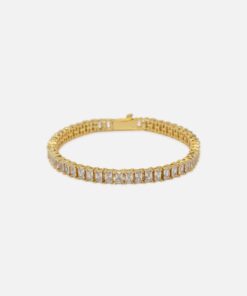 Saint Morta Iced Baguette Bracelet Iced Gold