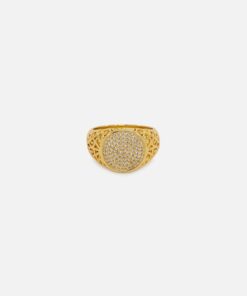 Saint Morta Iced Championship Ring Iced Gold