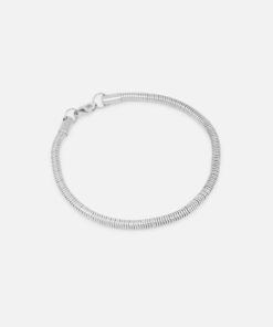 Saint Morta Snake Chain Bracelet White Gold