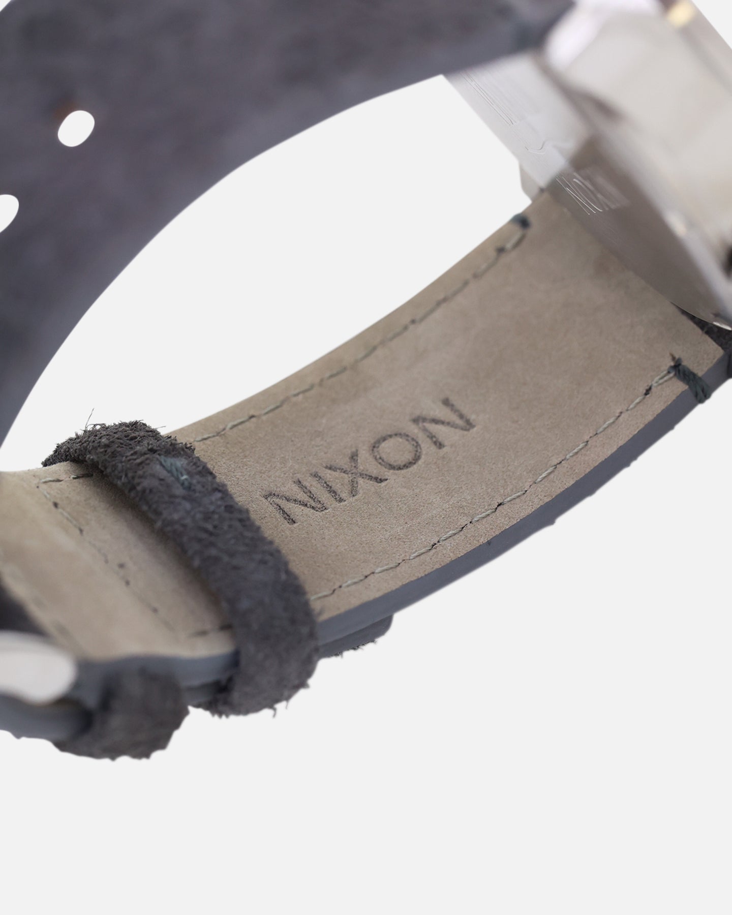 Nixon X Nirvana Sentry Leather Watch Grey Fade