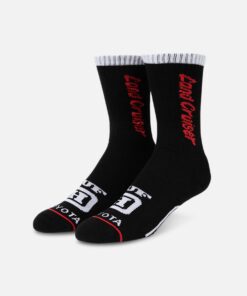 Huf X Toyota Land Cruiser Crew Socks Black