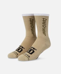 Huf X Toyota Land Cruiser Crew Socks Khaki