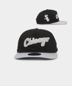 New Era Chicago White Sox 'Chenille' Golfer Snapback Black