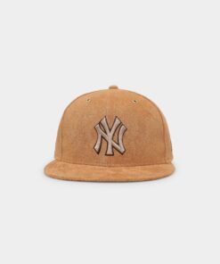 New Era New York Yankees 'Wheat/Brown/Gold' Suede 59FIFTY Fitted Wheat