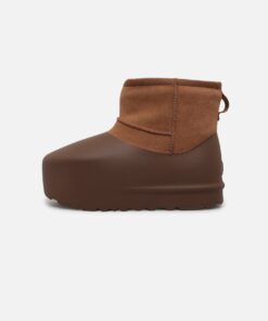 Ugg Boots Women's Classic Mini Pumped Molded Chestnut