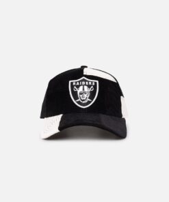 New Era Las Vegas Raiders 'Patchwork Corduroy' 9FORTY A-Frame Snapback Black/Cream