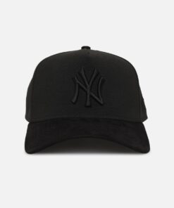 New Era New York Yankees 'Premium Luxe' 39THIRTY A-Frame Stretch Fit Black