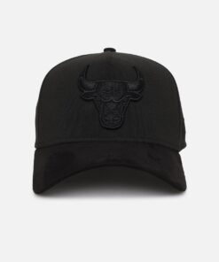 New Era Chicago Bulls 'Premium Luxe' 39THIRTY A-Frame Stretch Fit Black