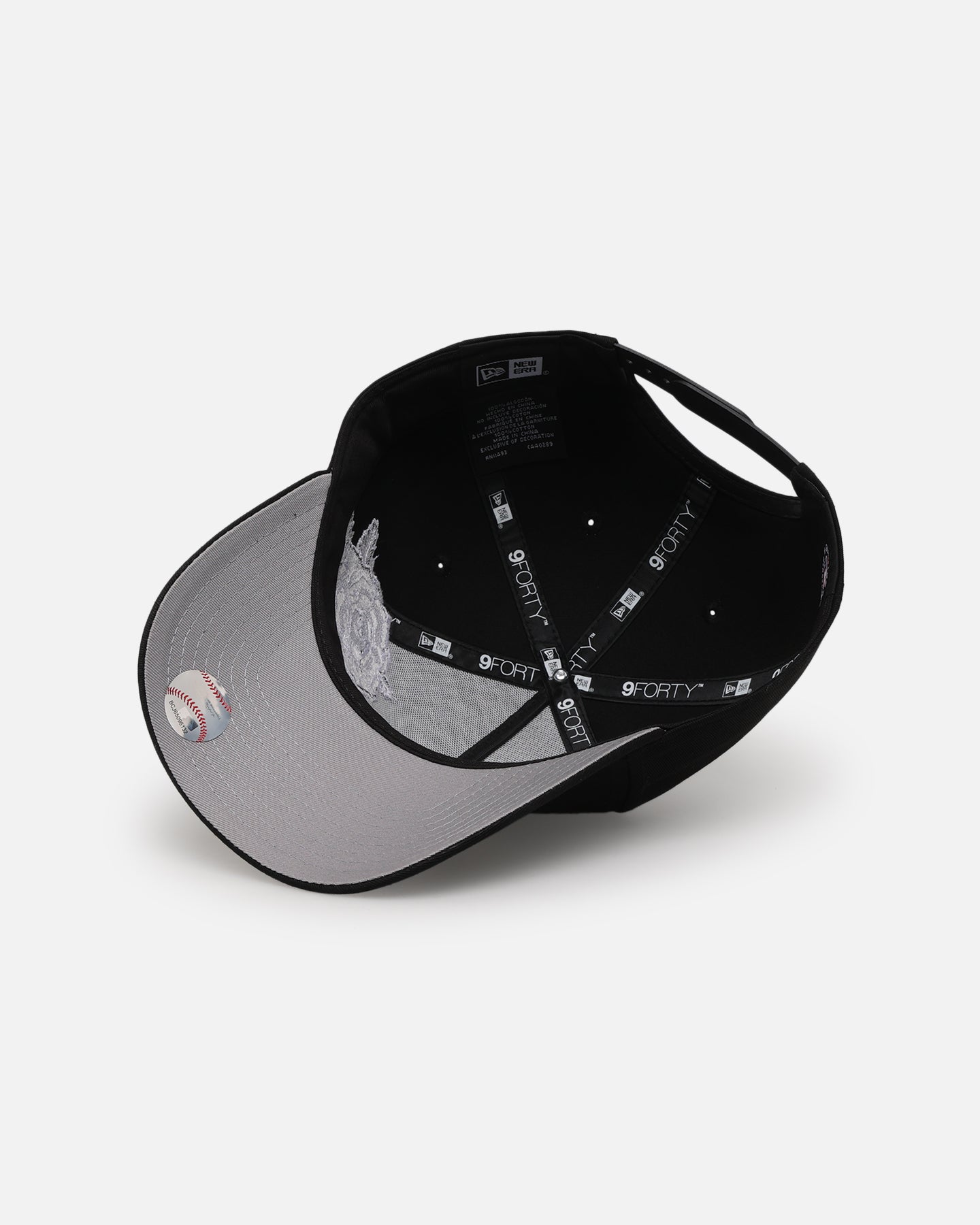 New Era Pittsburgh Pirates 'Ornate Rose' 9FORTY A-Frame Snapback Black/White