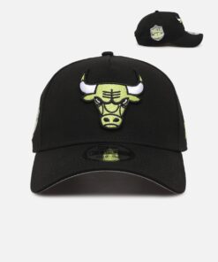 New Era Chicago Bulls 'Volt' 9FORTY A-Frame Snapback Black/Green