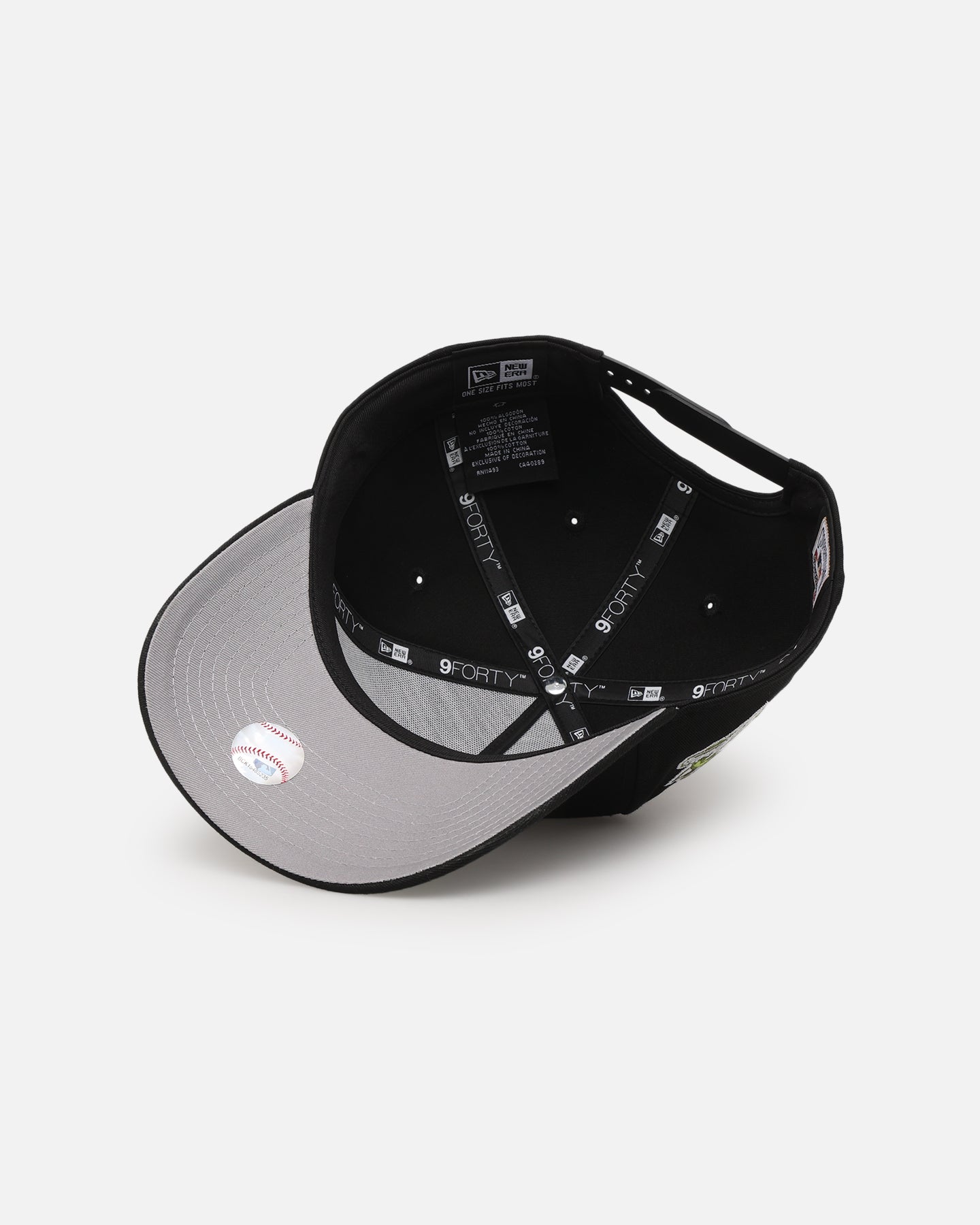 New Era New York Yankees 'Volt' 9FORTY A-Frame Snapback Black/Green