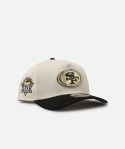 New Era San Francisco 49ers 'Gold Medal Badge' 9FORTY A-Frame Snapback White/Black/Green