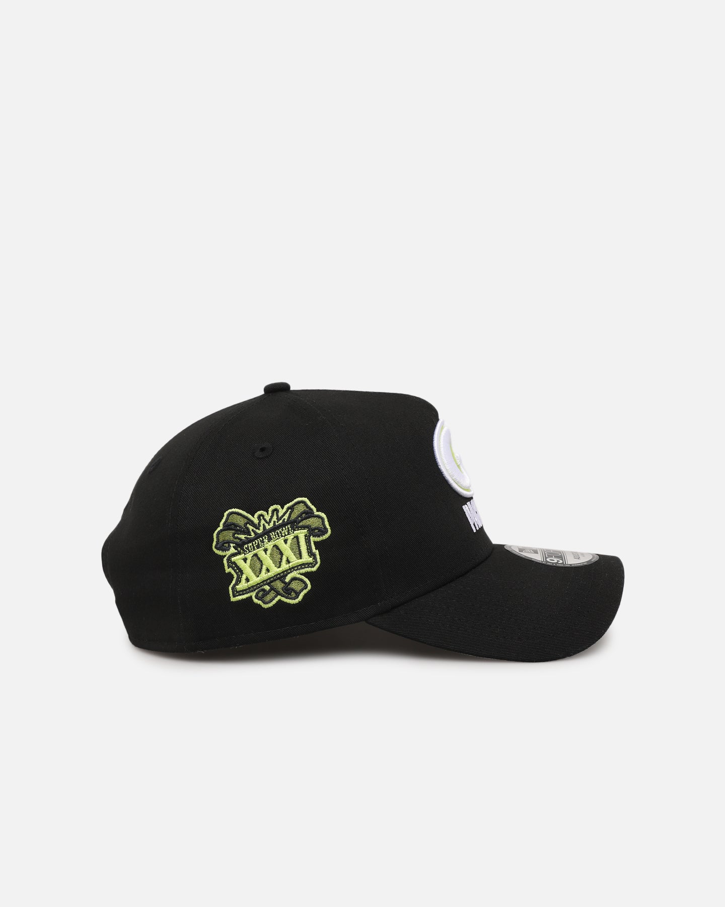 New Era Green Bay Packers 'Volt' 9FORTY A-Frame Snapback Black/Green
