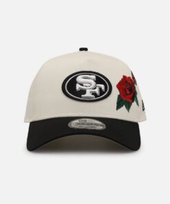 New Era San Francisco 49ers 'Chrome Black Roses' 9FORTY A-Frame Snapback Chrome/Black