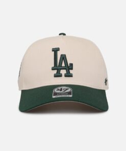 47 Brand Los Angeles Dodgers 'Two-Tone Dodgers' 47 MVP DT Snapback Natural/Dark Green