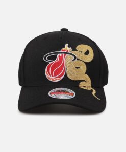 Mitchell & Ness Miami Heat 'Year Of The Snake' MVP Snapback Black