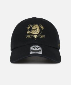 47 Brand Anaheim Ducks 'Metallic' 47 Clean Up Strapback Black/Gold