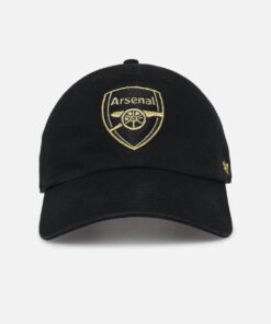 47 Brand Arsenal Football Club 'Metallic' 47 Clean Up Strapback Black/Gold
