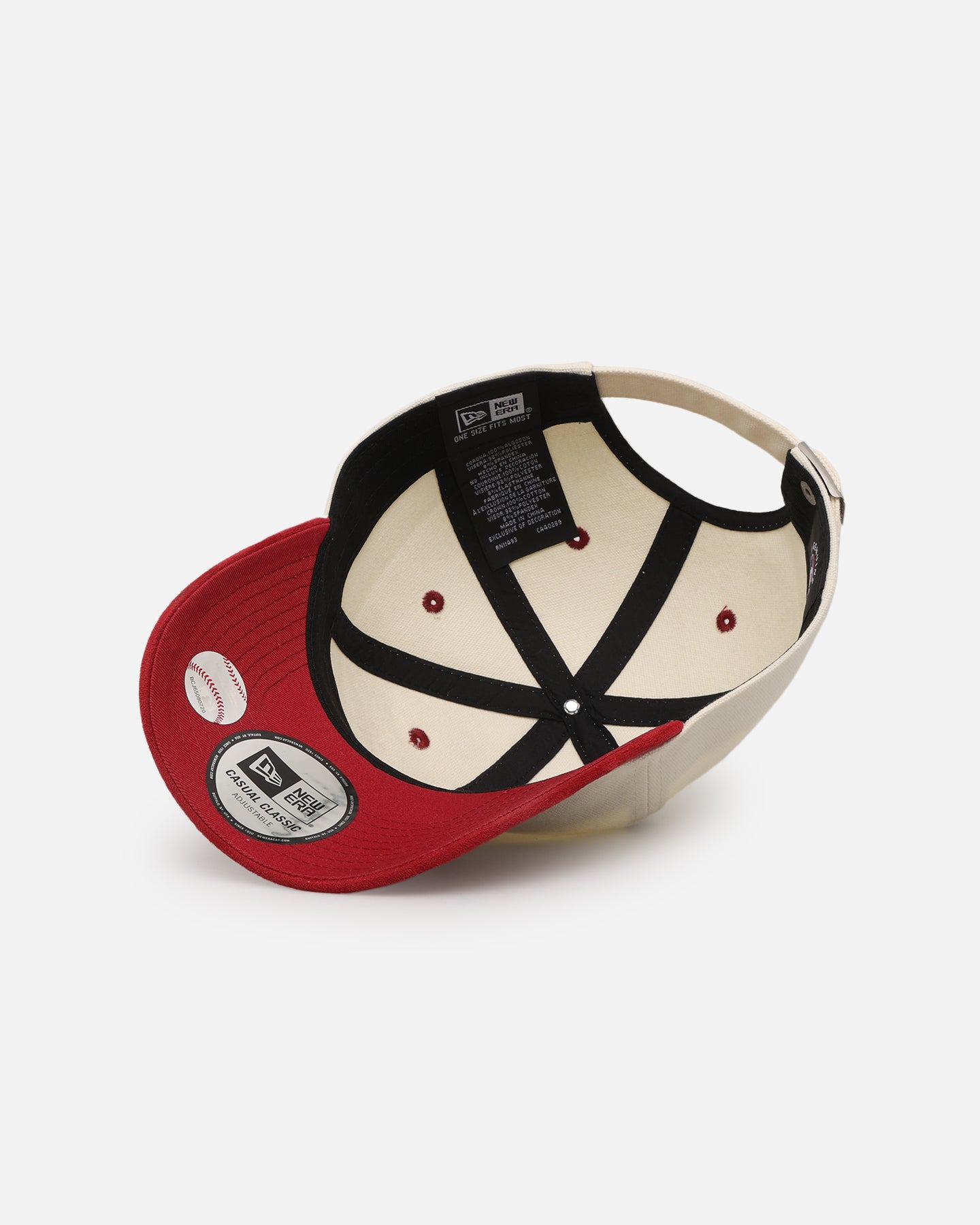 New Era New York Yankees 'Cardinal Suede' Casual Classic Strapback Cardinal