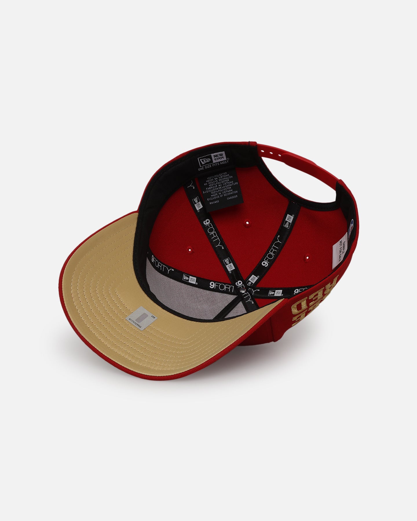New Era Chicago Bulls 'Year Of The Snake' 9FORTY A-Frame Snapback Red/Gold