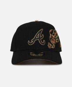New Era Atlanta Braves 'Year Of The Snake' 9FORTY A-Frame Snapback Black/Gold