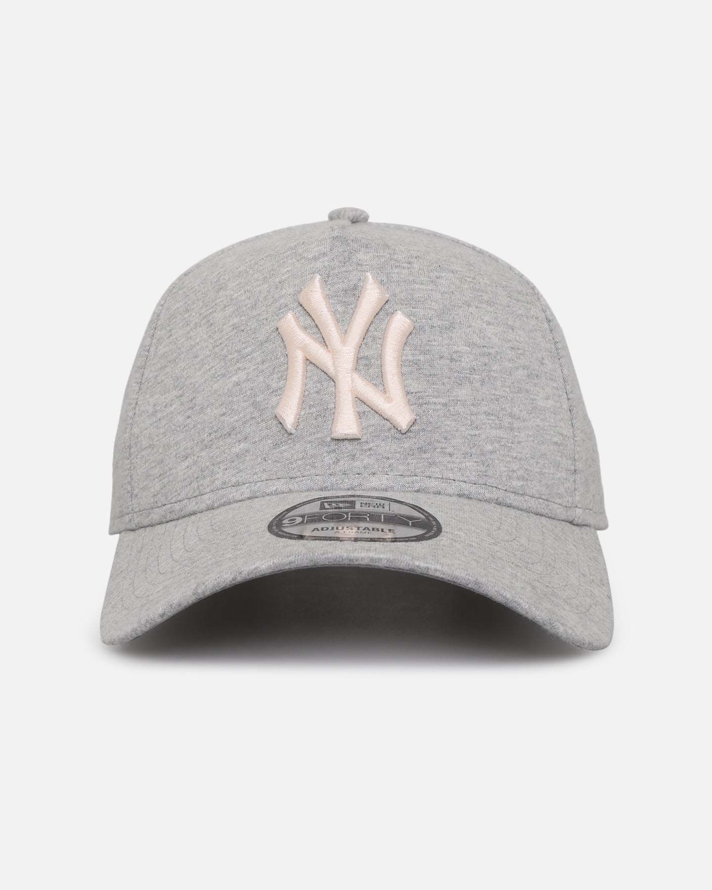 New Era New York Yankees 'Heather Grey' 9FORTY A-Frame Strapback Heather Grey