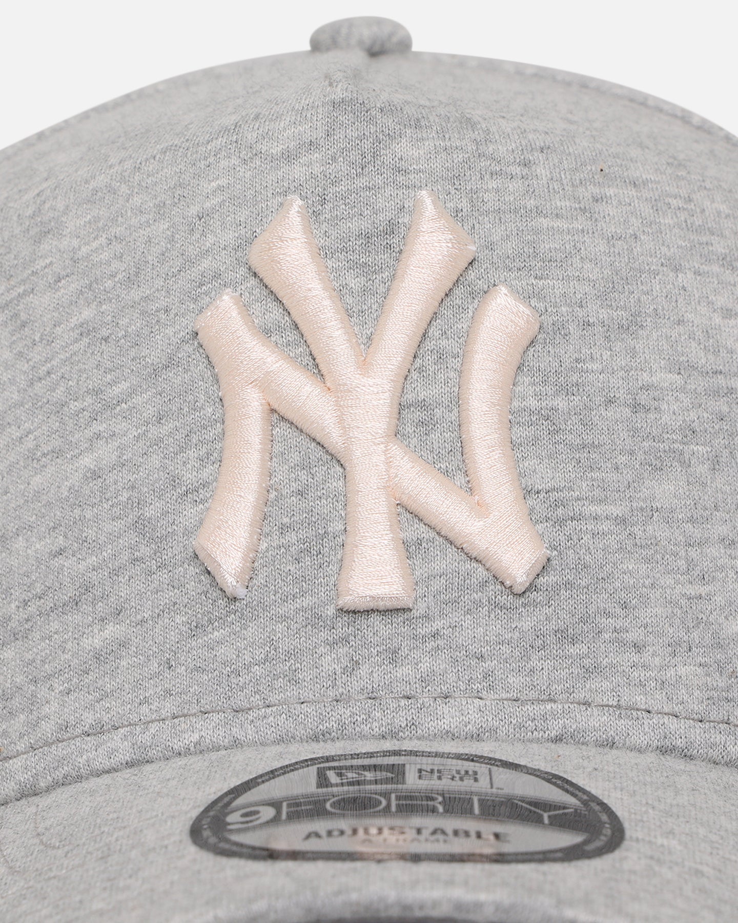 New Era New York Yankees 'Heather Grey' 9FORTY A-Frame Strapback Heather Grey