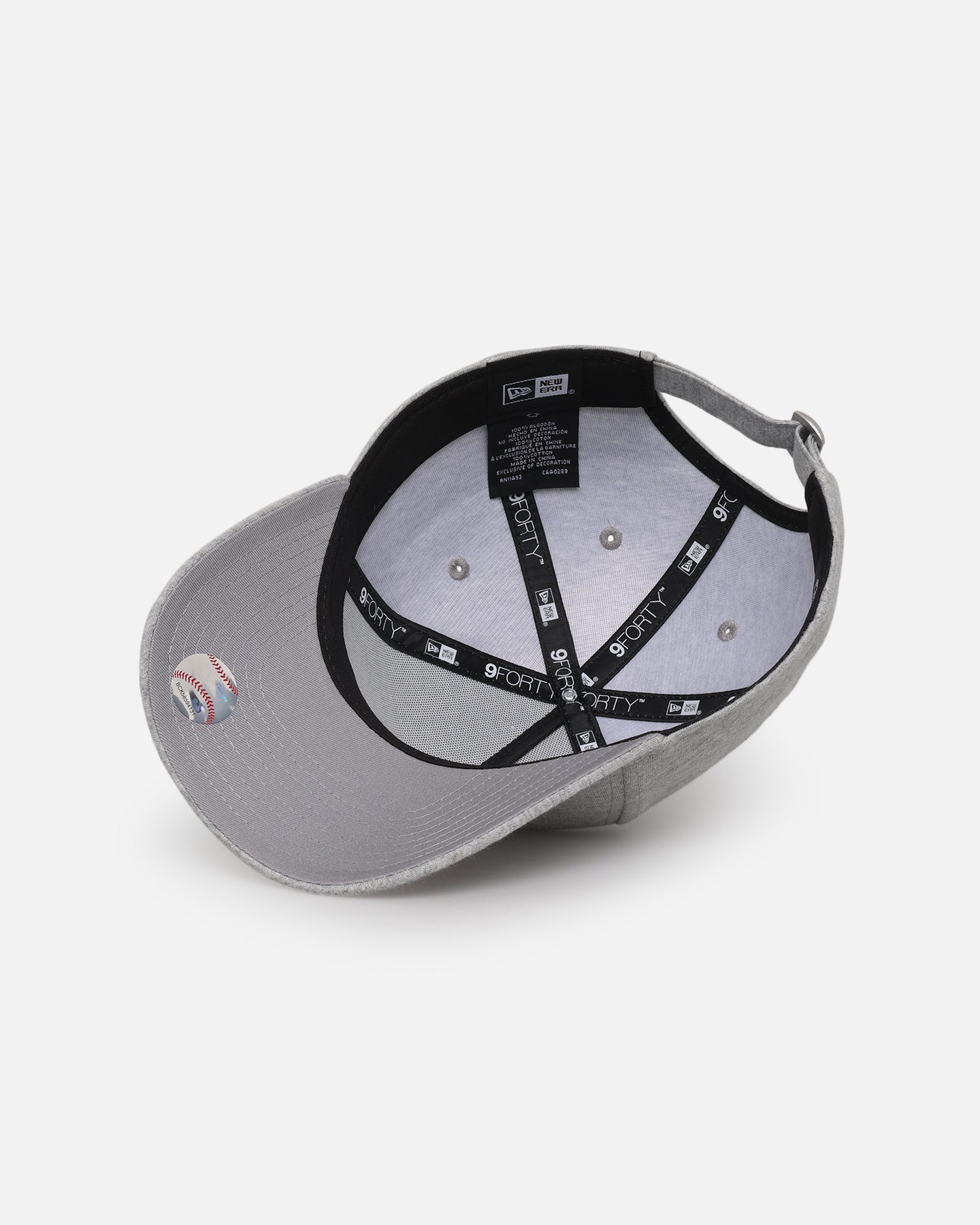 New Era New York Yankees 'Heather Grey' 9FORTY A-Frame Strapback Heather Grey