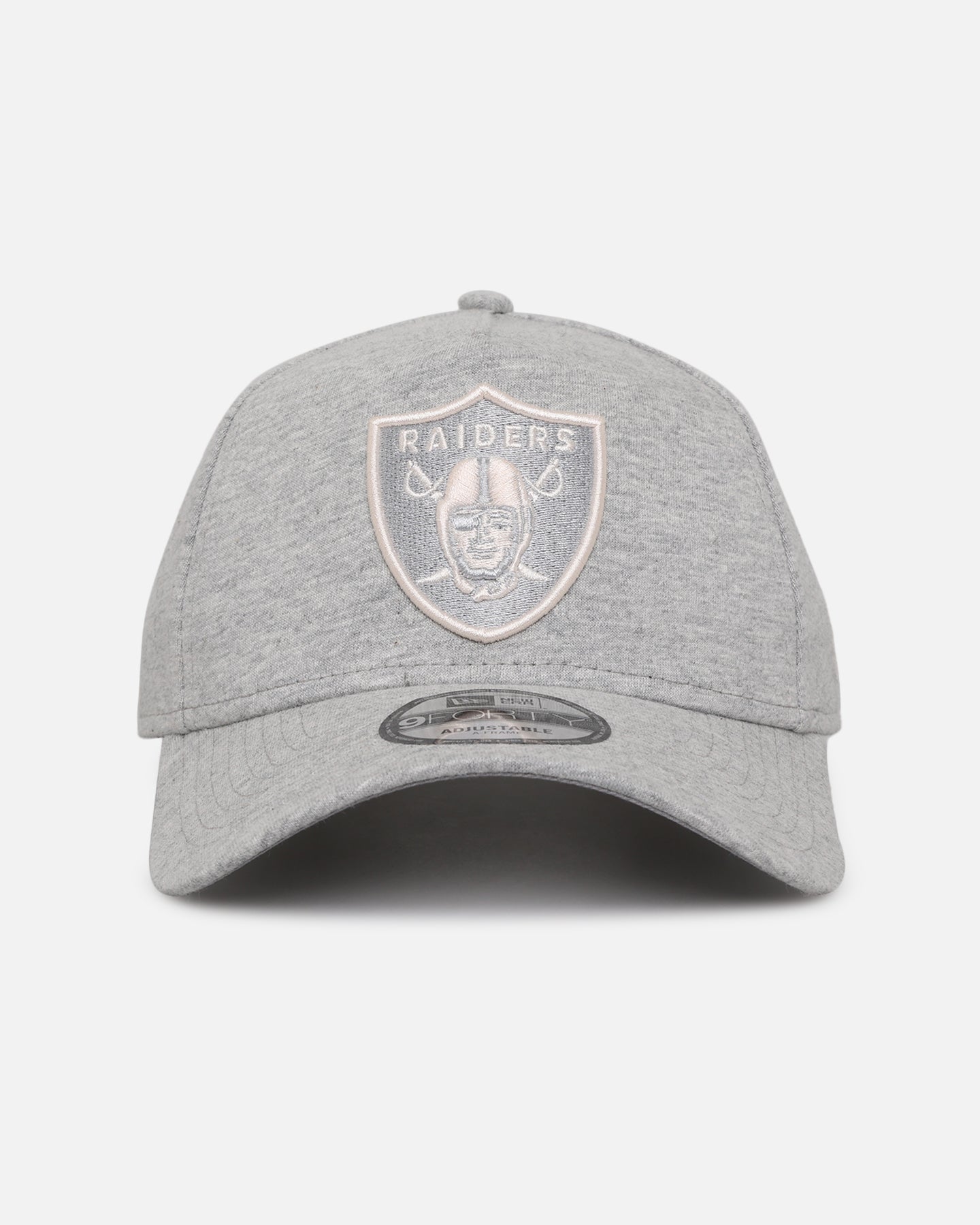 New Era Las Vegas Raiders 'Heather Grey' 9FORTY A-Frame Strapback Heather Grey