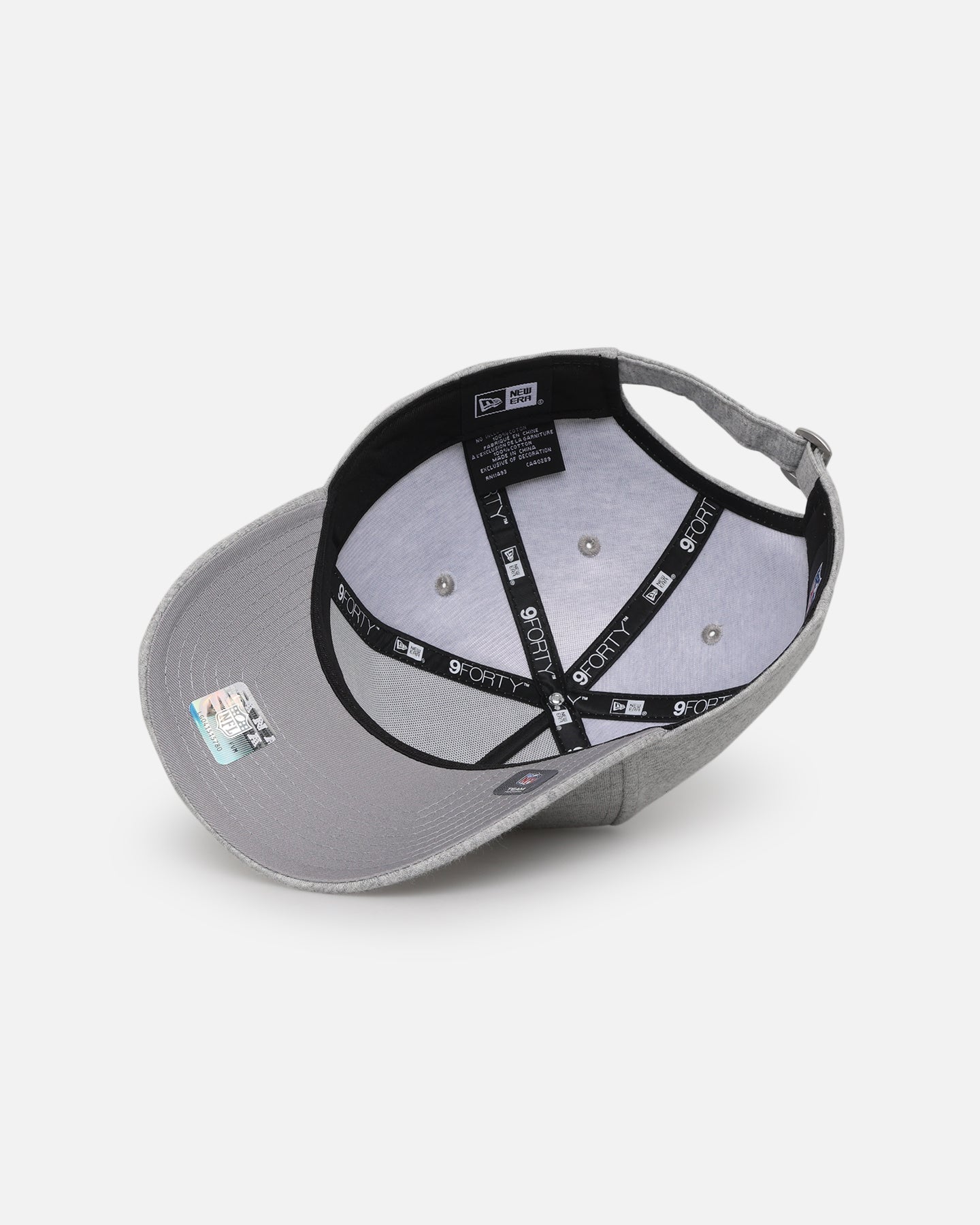 New Era Las Vegas Raiders 'Heather Grey' 9FORTY A-Frame Strapback Heather Grey