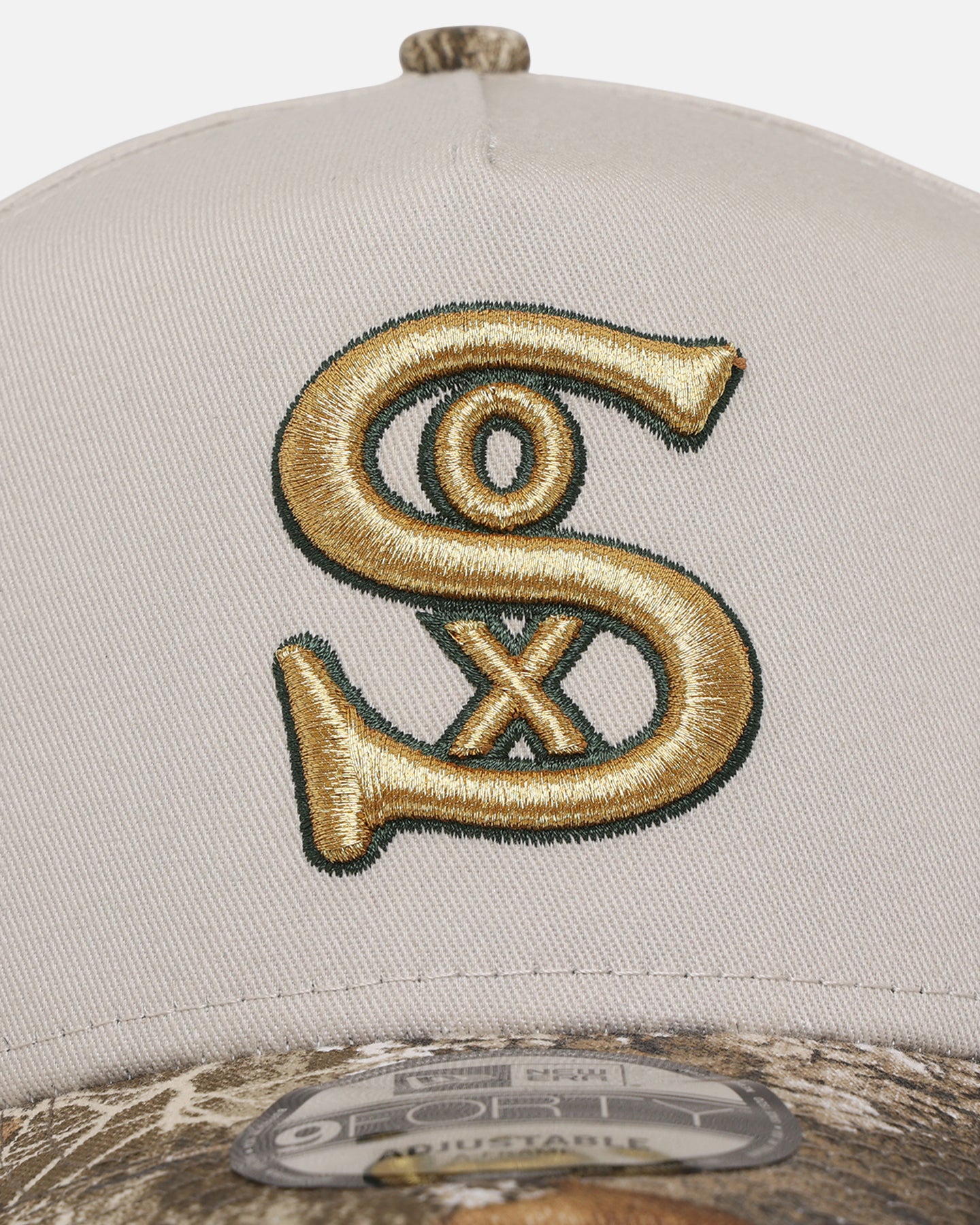 New Era Chicago White Sox 'Stone Realtree' 9FORTY A-Frame Snapback Stone