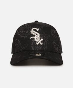 New Era Chicago White Sox 'Tonal Paisley' 9FORTY A-Frame Snapback Black