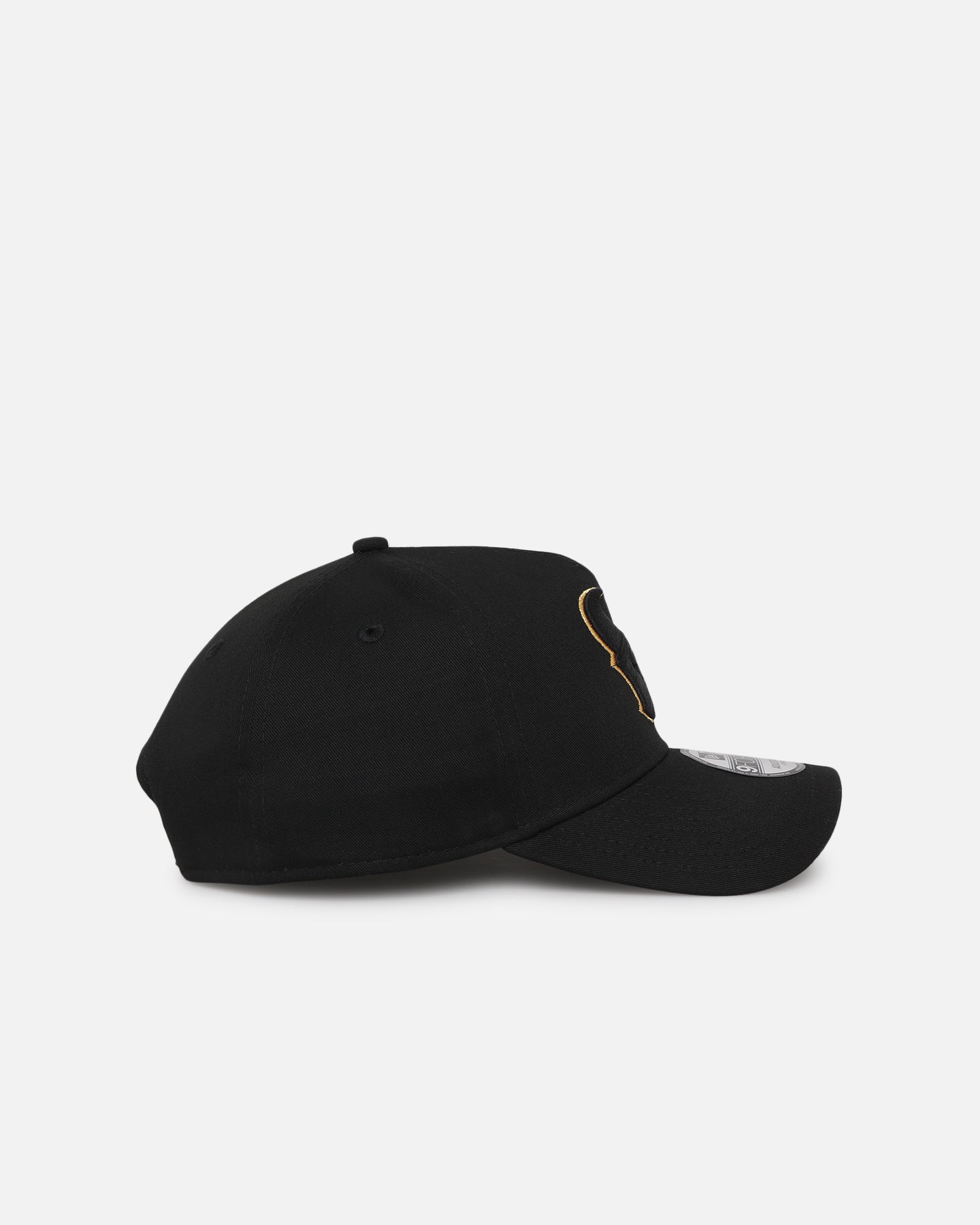 New Era Houston Texans 'NFL Black & Gold Embroidery' 9FORTY A-Frame Snapback Black/Gold